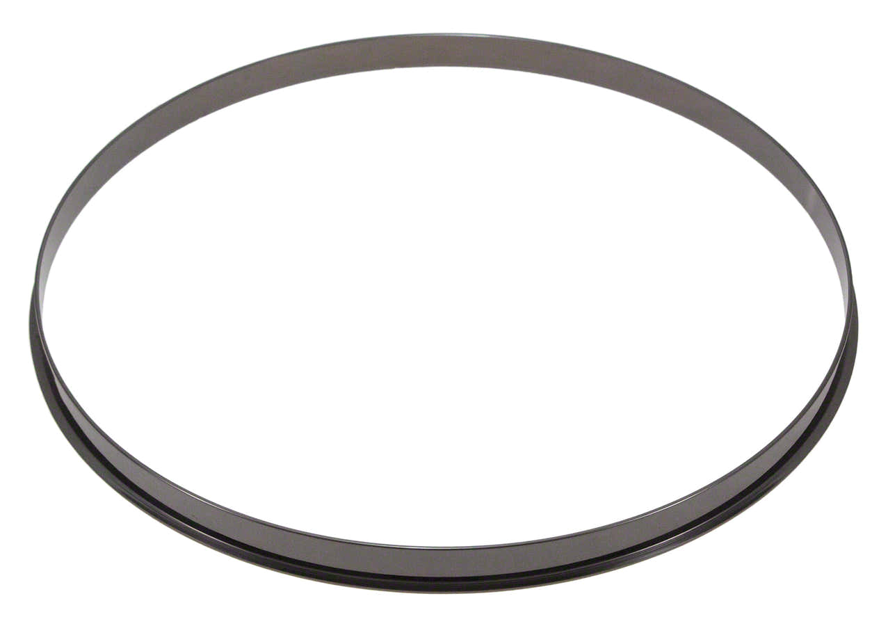 HSFL23-12BK - 12" SPANNREIFEN SCHWARZE EINFACHE FLANSCH 2.3MM
