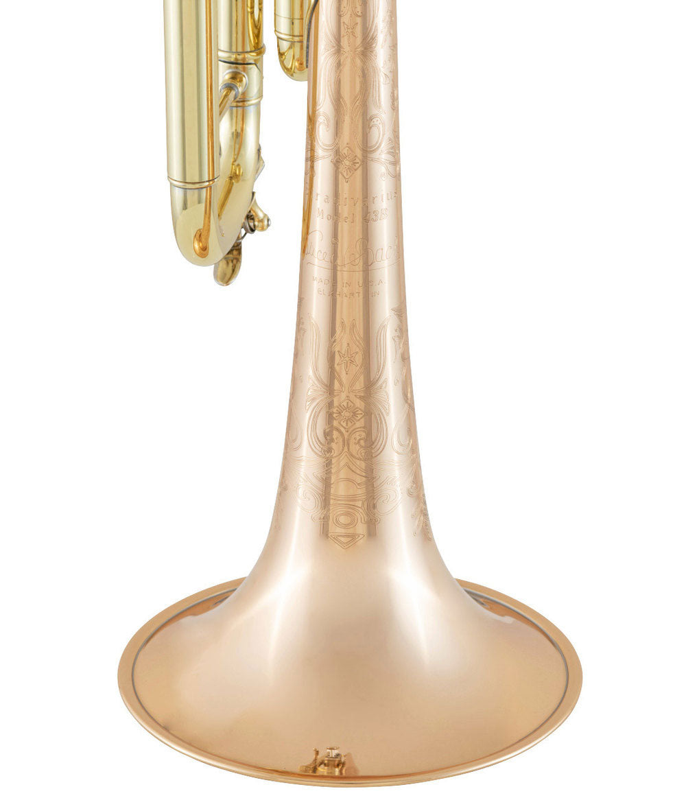 LR190-43B - Bb STRADIVARIUS BRONZE BELL LACQUER REVERSE LEADPIPE