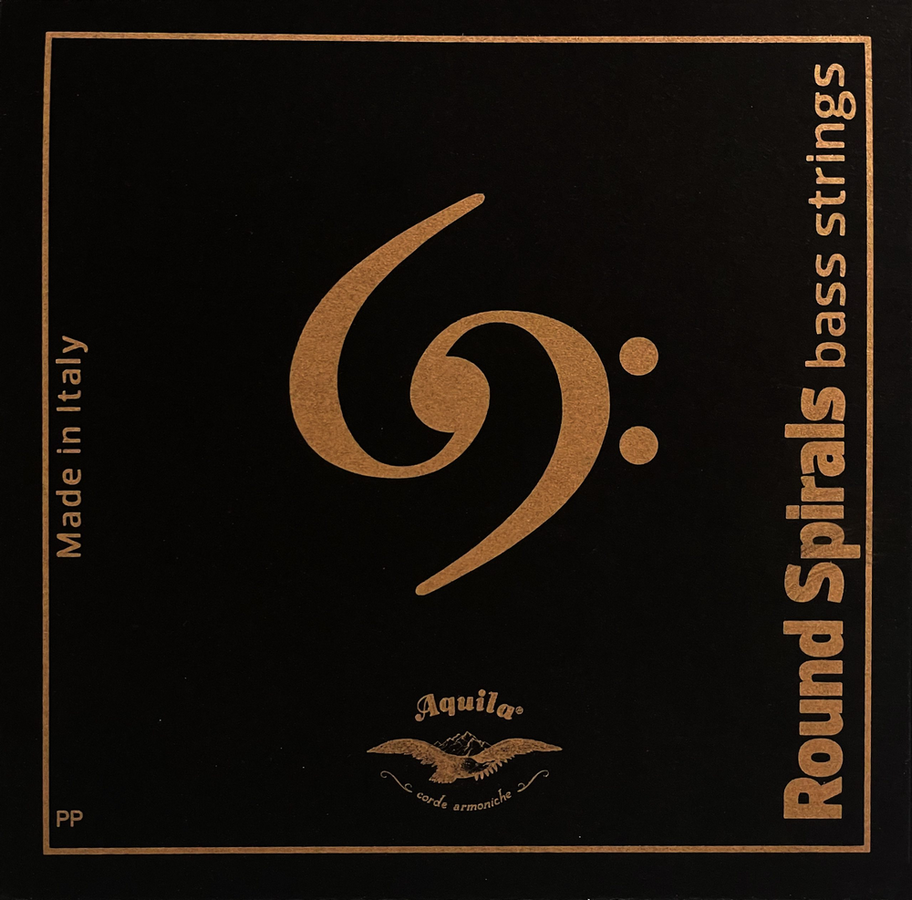 320U 4er-Set Round Spirals-Saiten für Akustikbass