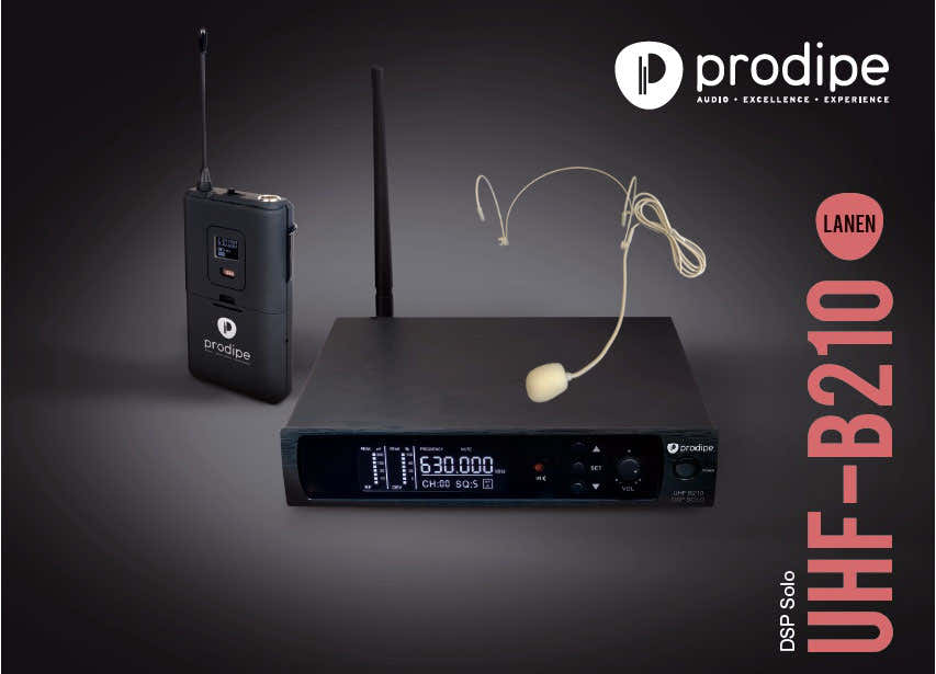 UHF B210 DSP HEADSET SOLO