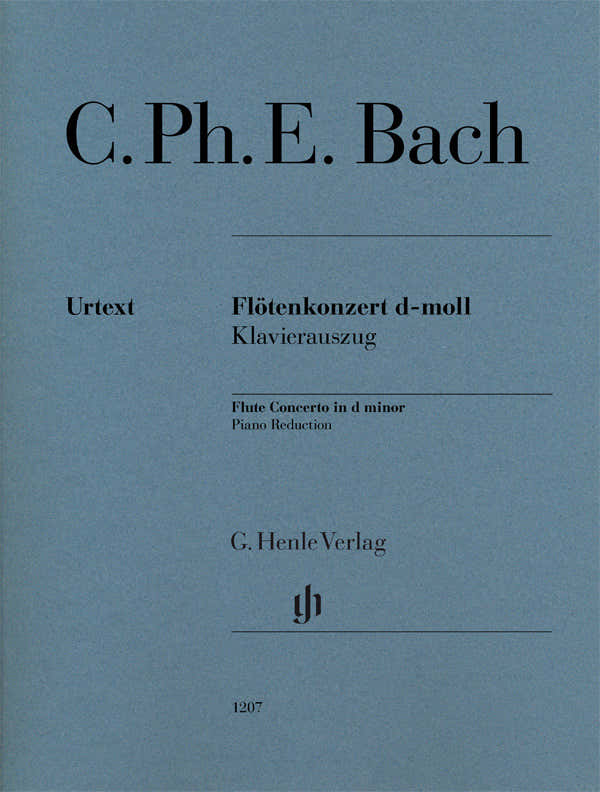BACH C.P.E - FLUTE CONCERTO IN D MINOR - FLUTE & PIANO