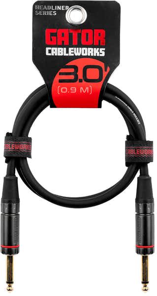 Gator Cableworks Instrumentenkabel Serie Headliner 90 Cm