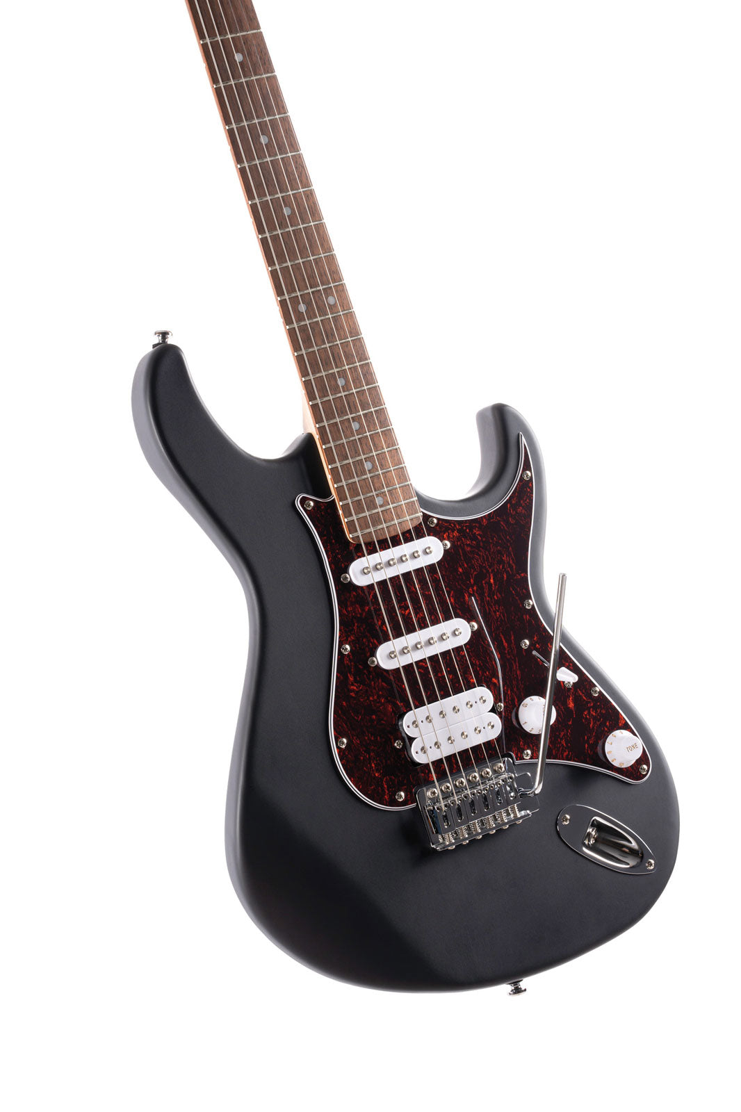 Gitarre G11 Schwarz Offenporig