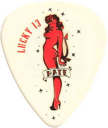 36 x 0,60mm Lucky 13 Serie II Schwarz #8 Hate Girl