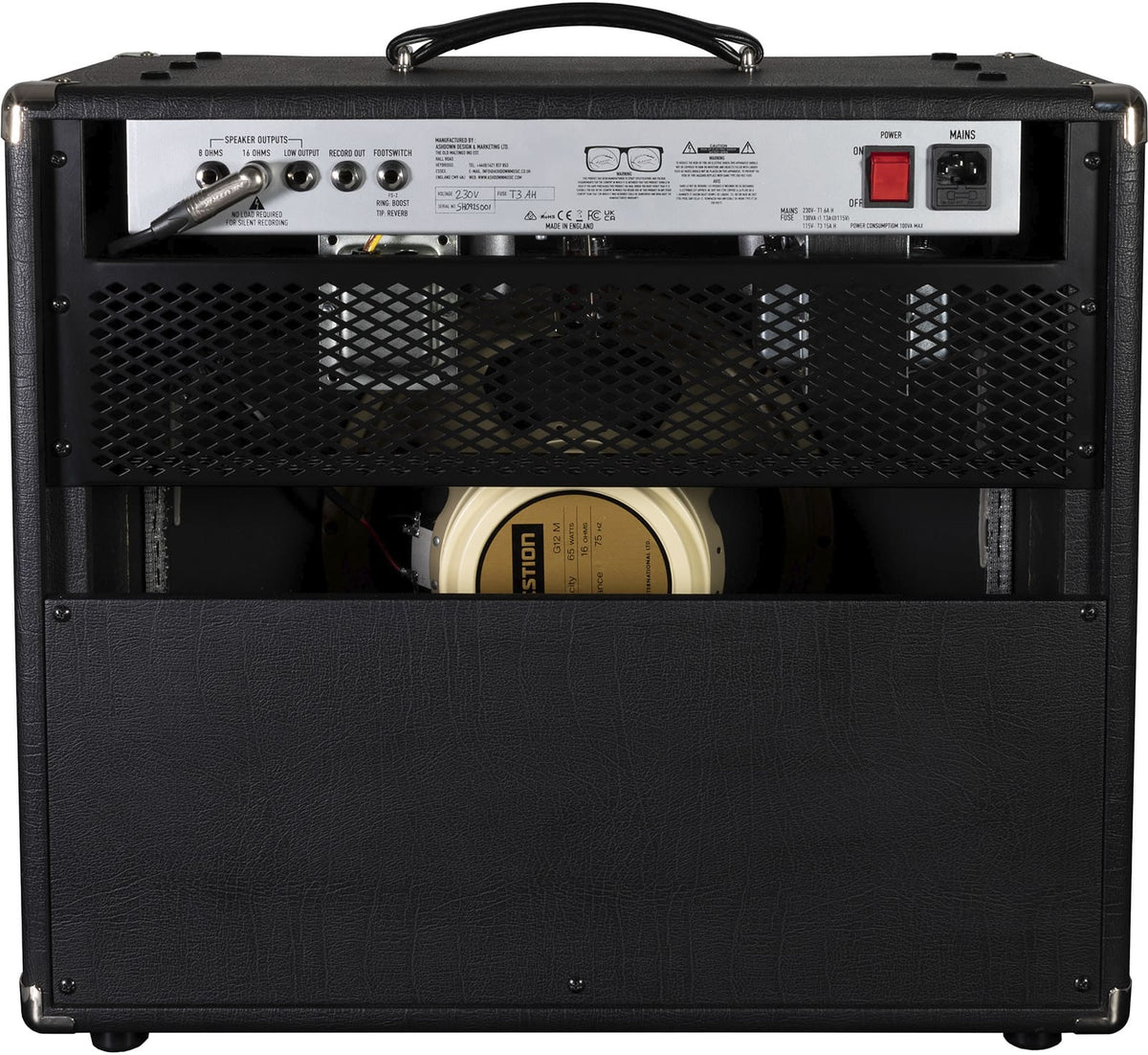 Combo Peacemaker 20 watts 1x12" Celestion Creamback hergestellt im Vereinigten Königreich