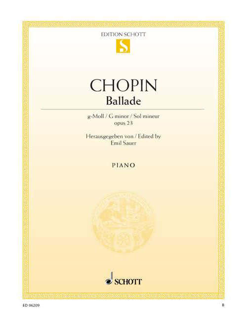 Chopin - Ballade Sol Mineur Op. 23 - Piano