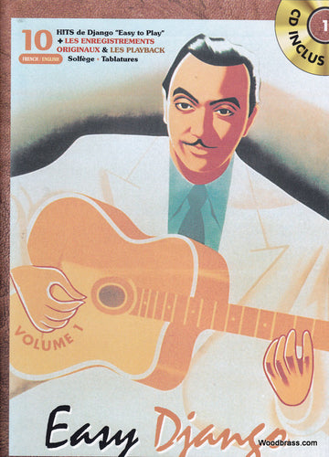 REINHARDT DJANGO - EASY DJANGO VOL.1 + CD - GUITARE TAB