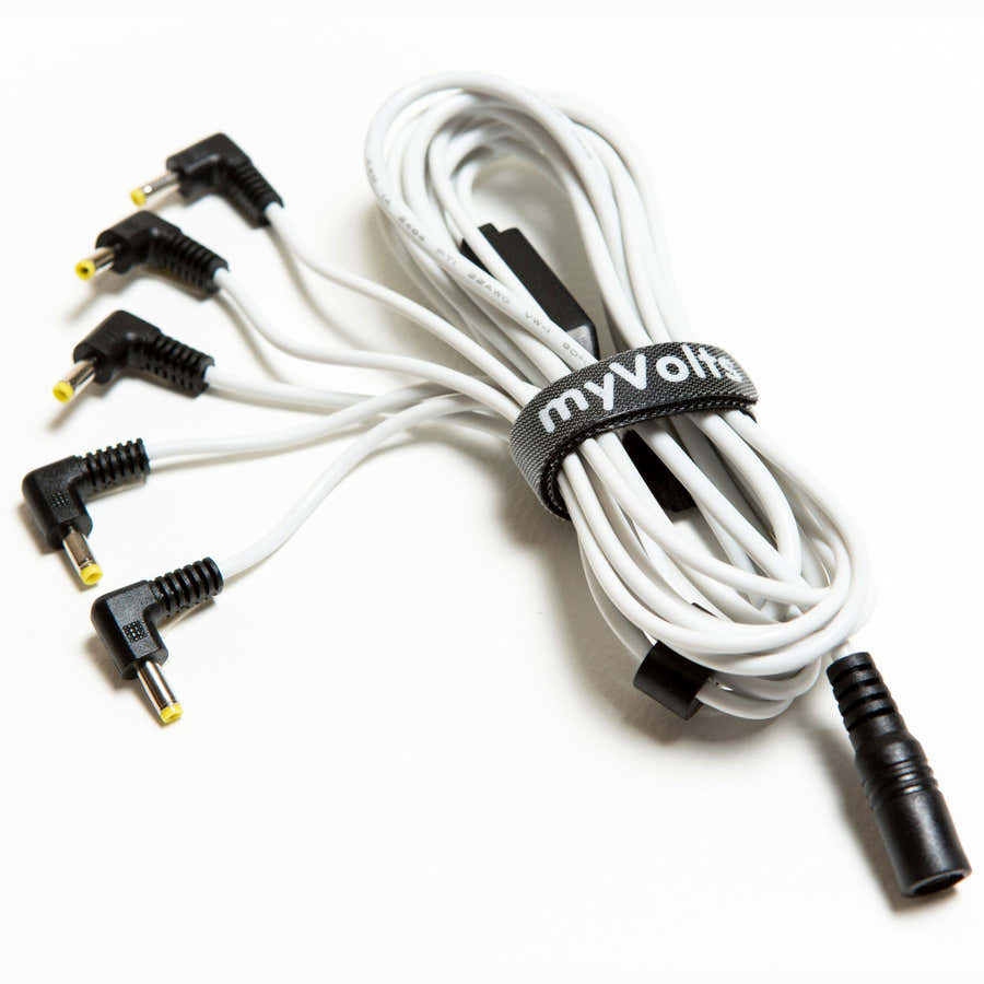 MYVOLTS KORG VOLCA 5-WAY POWER SPLITTER WHITE