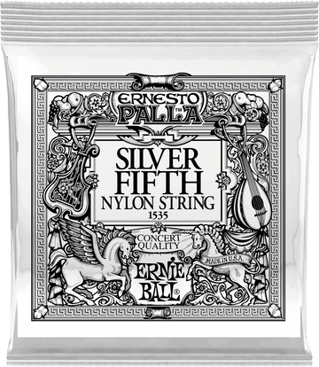 SILVER 5TH ERNESTO PALLA NYLON CLASSICAL GUITAR STRINGS
