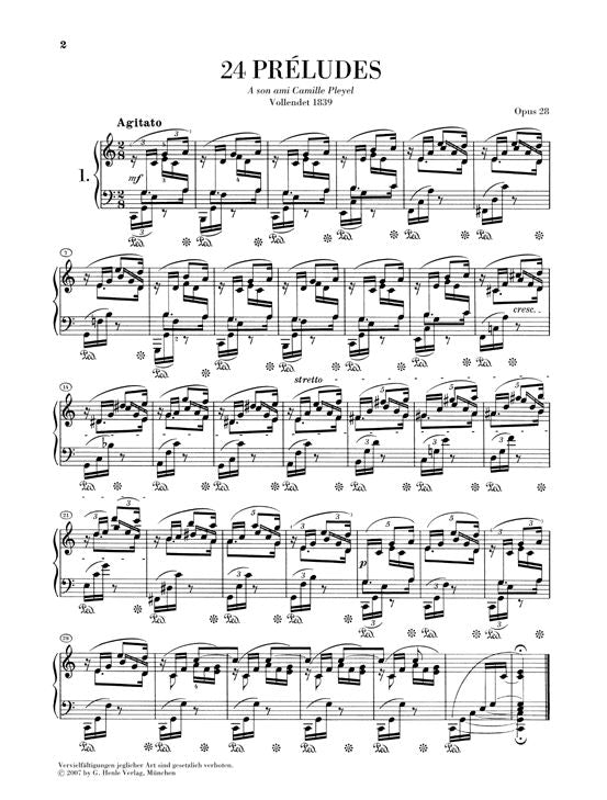 Preludes Piano - Chopin