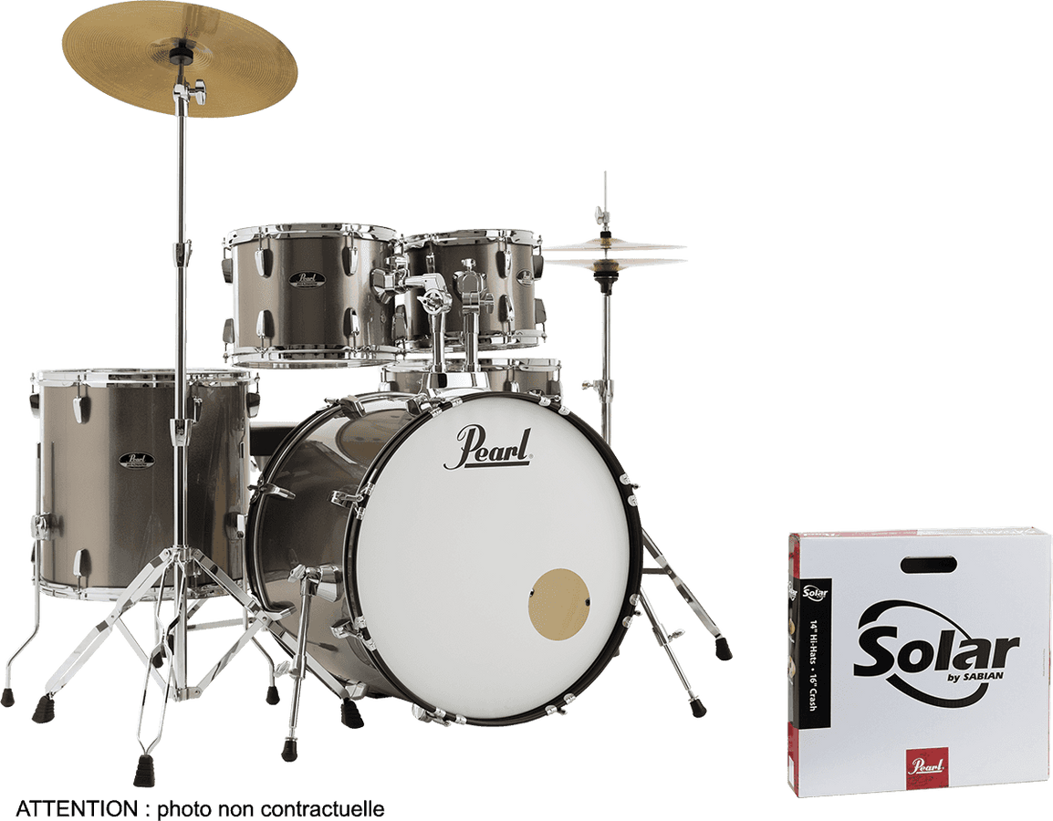 ROADSHOW STAGE 22 BRONZE METALLIC + SOLAR CYMBALS