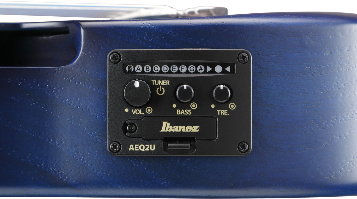AUP10FMNE-TBO Transparent Blue Sunburst Offenporig
