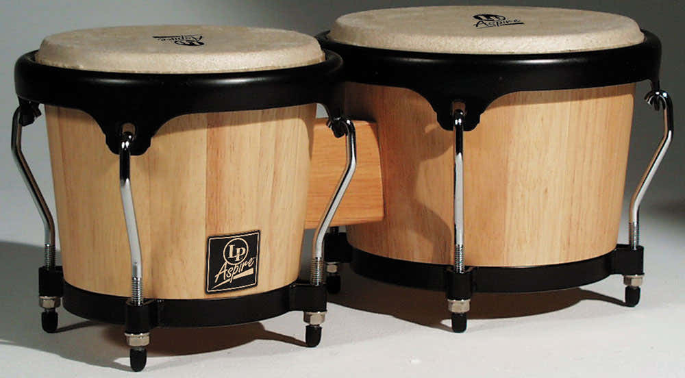 LPA601/AW - BONGOS ASPIRE 6" 3/4 & 8" NATURAL GOLD