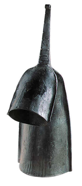 Yoman MCL002 - AFRICAN AGOGO BELL DOUBLE - IRON - HT 10 CM