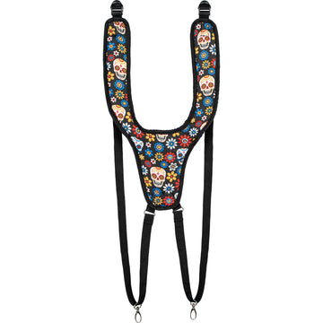 PERCUSSION DESIGNER DJEMBE STRAP DAY OF THE DEAD