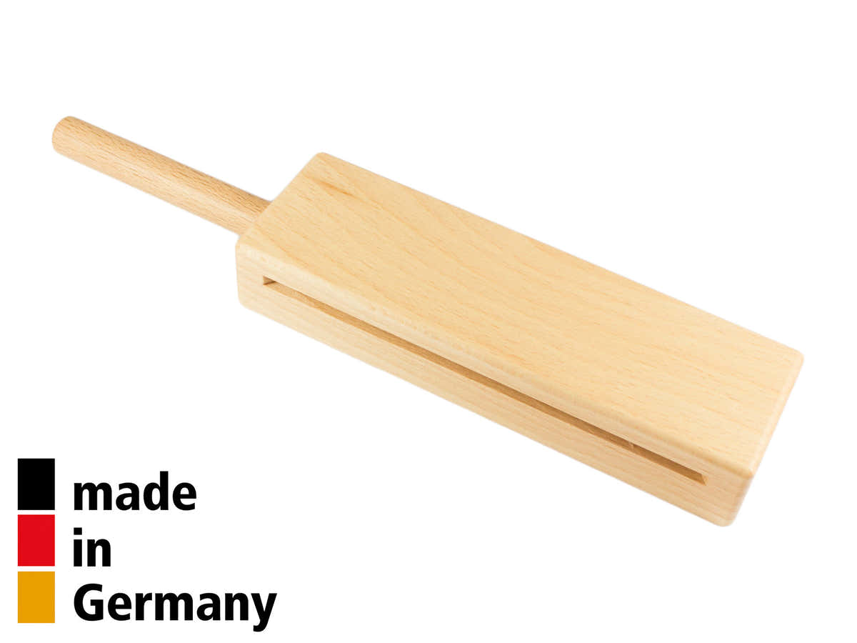 2-TONE WOODBLOCK BEECH 14.6CM WITH HANDLE - 3+