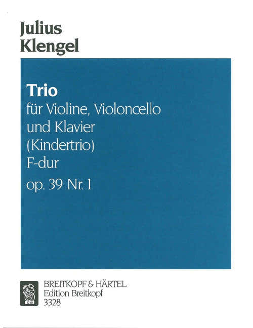 Klengel - Kindertrio F-dur Op. 39 NR. 1