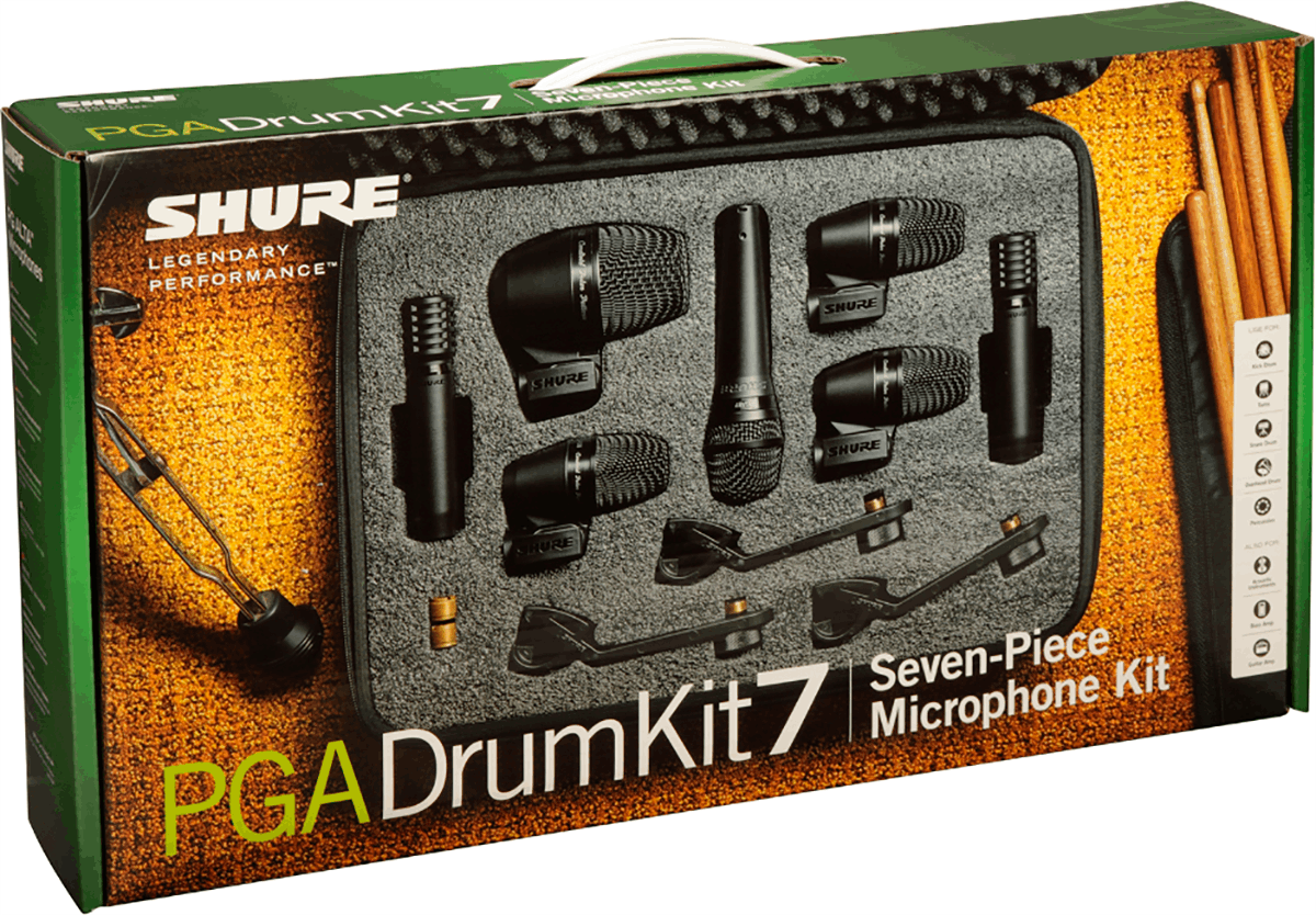 PGADRUMKIT7-CASE 7 MICRO DRUMS