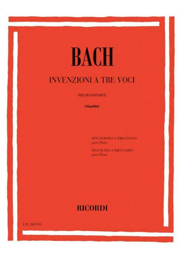 BACH J.S. - INVENZIONI A 3 VOCI ANNOTATA - PIANO