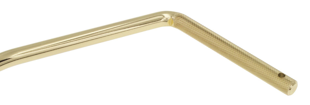 BDS7-105-BR Gebogene Bassdrum-Spikes 10.5mm X2 Gold