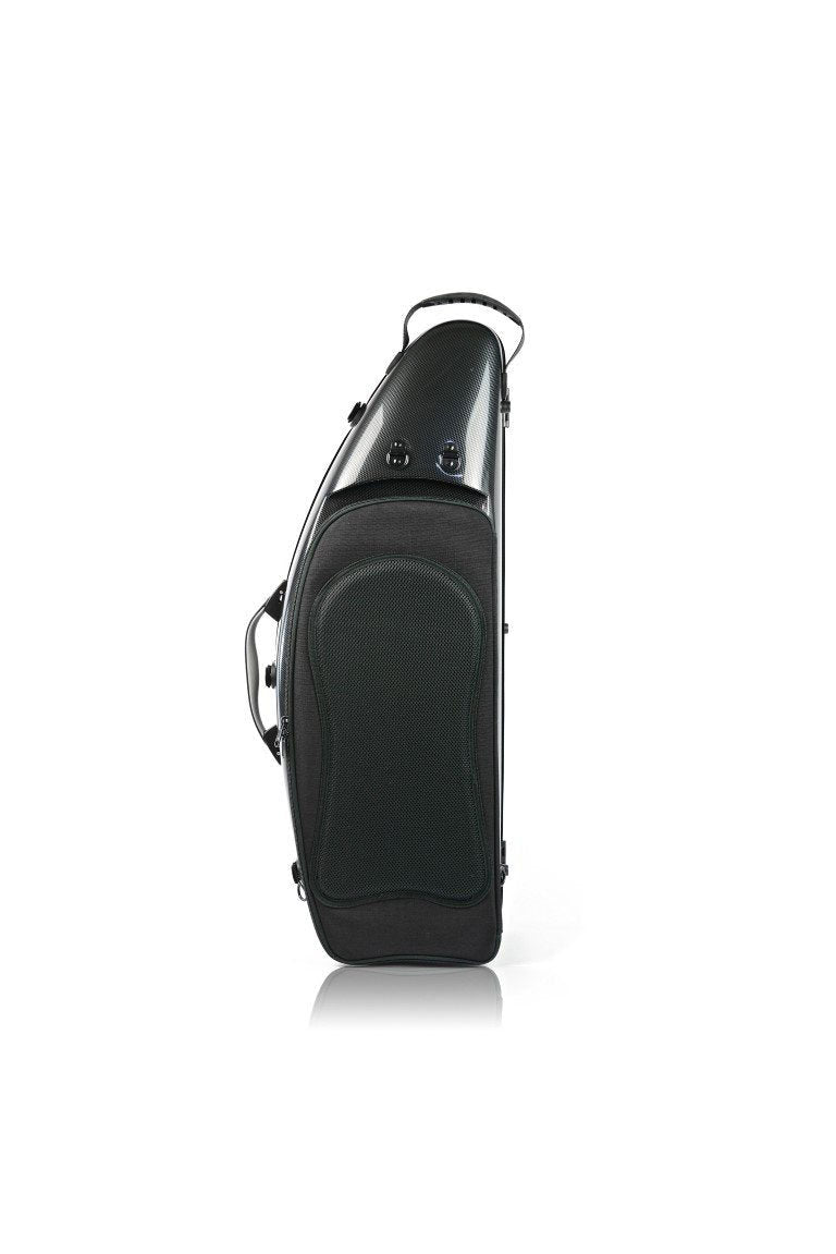 Hightech-Koffer für Tenorsaxophon mit Tasche - Schwarz Carbon