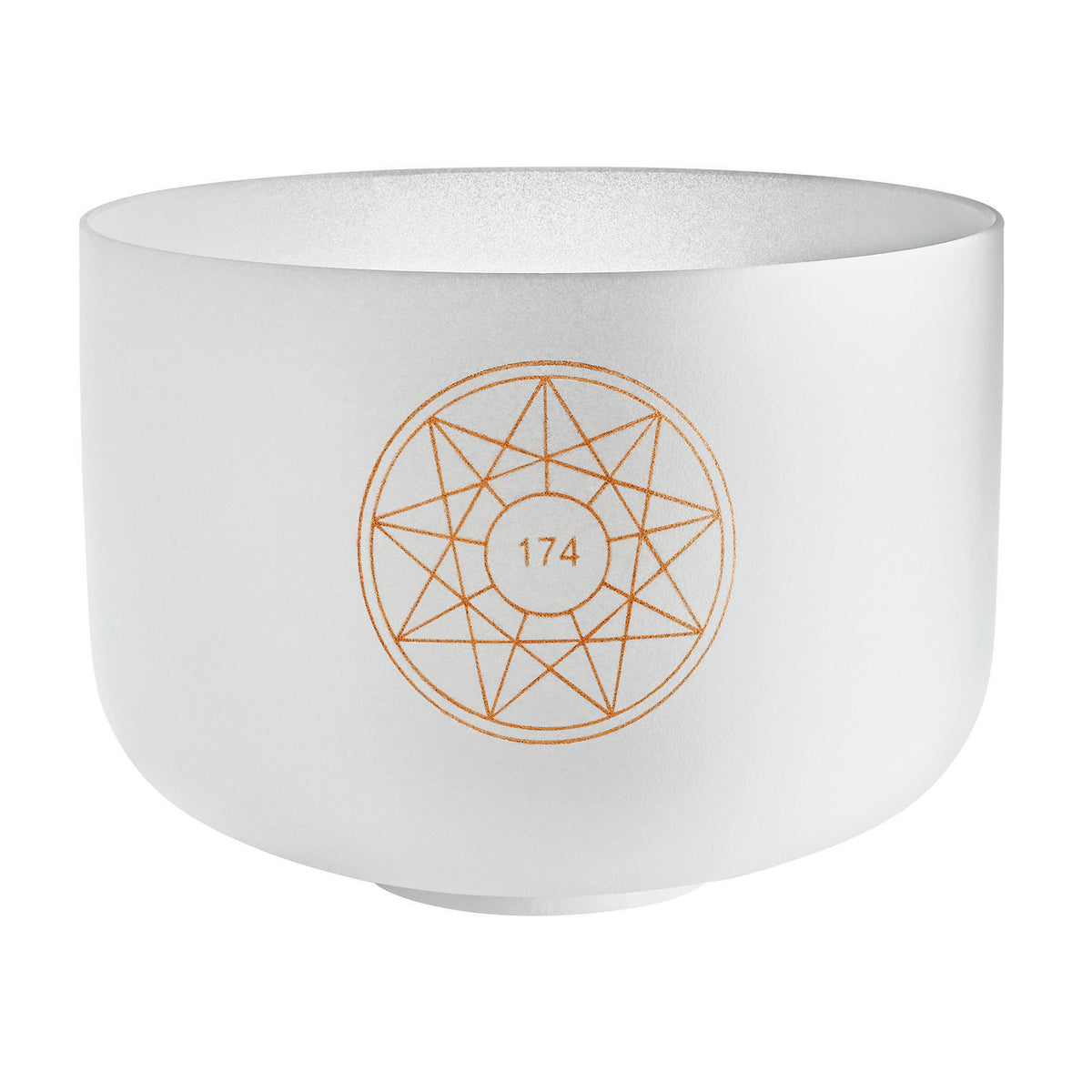 MEINL SONIC ENERGY SOLFEGGIO CRYSTAL SINGING BOWL 12" 174 HZ NOTE F3