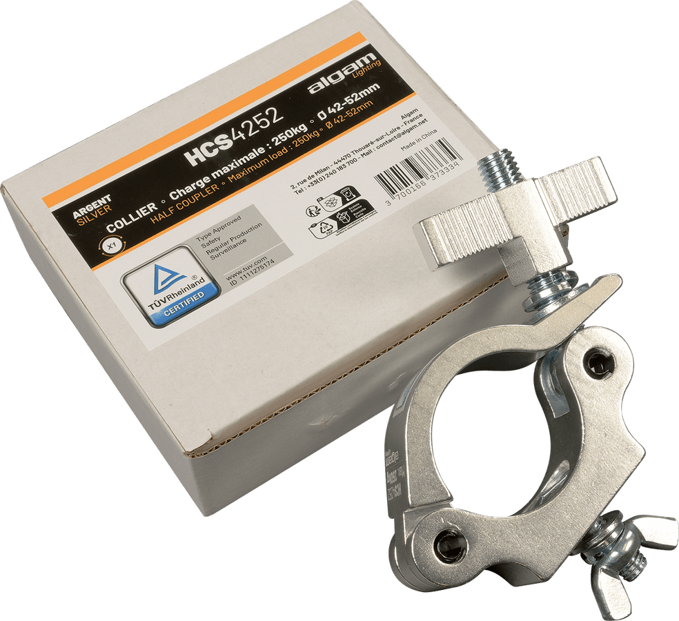 CLAMP 42-52MM 250KG SILVER