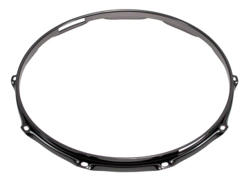 H23-14-10S-BK - 14" SPANNREIFEN SNAREUNTERSEITE 10-LOCH SCHWARZE SUPER DREIFACHE FLANSCH 2.3MM