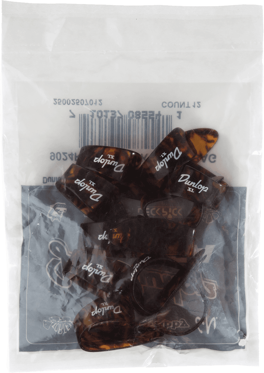 12 x Daumenplektrum aus Schale XL