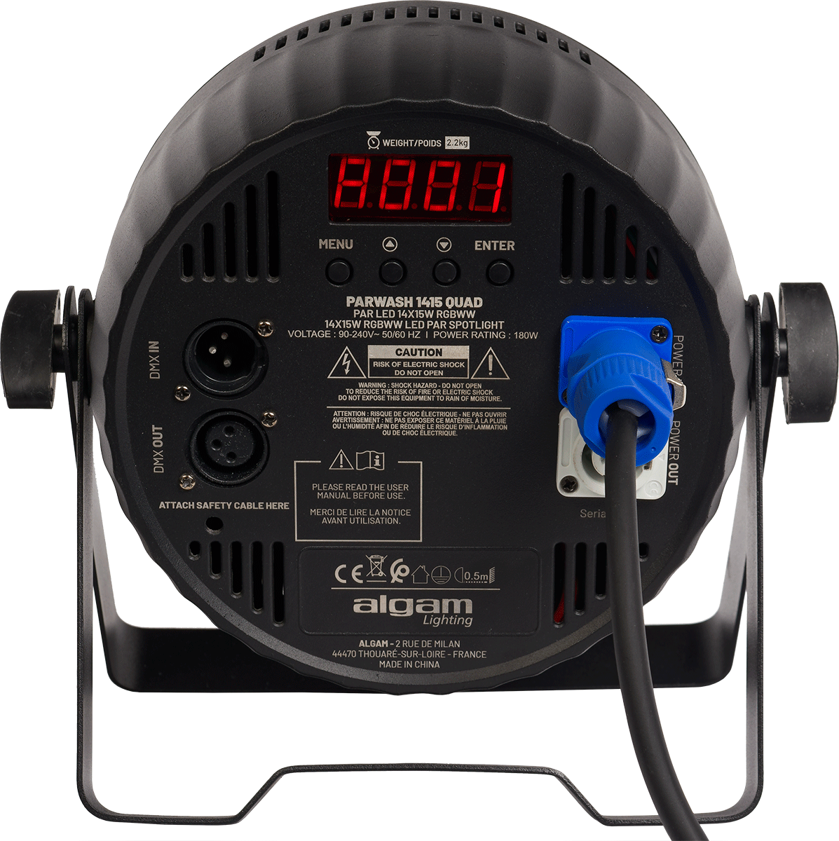 PAR WASH 14X 15W RGBWW 4-IN-1 35° OPTIC