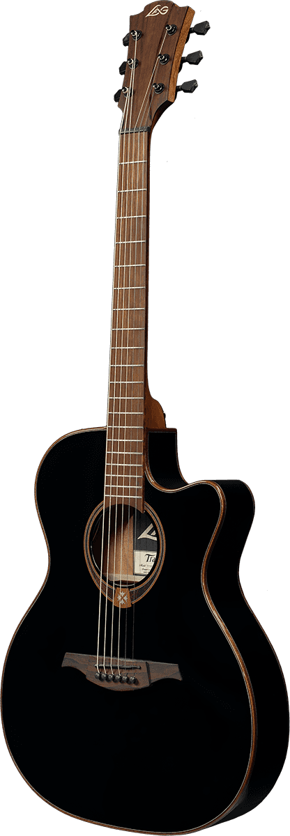 Tramontane T118ASCE Auditorium Slim Cutaway Elektro Schwarz