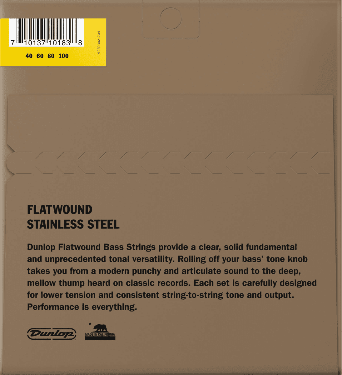 BASS STRINGS FLAT NET SETS FLAT NETS SHORT SCALE 40-100