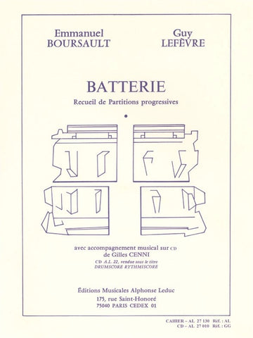 Batterie - Recueil de Partitions Progressives