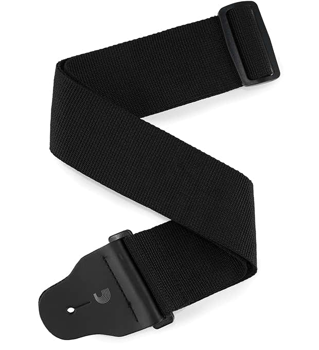 3 INCH WIDE BASS GUITAR STRAP BLACK