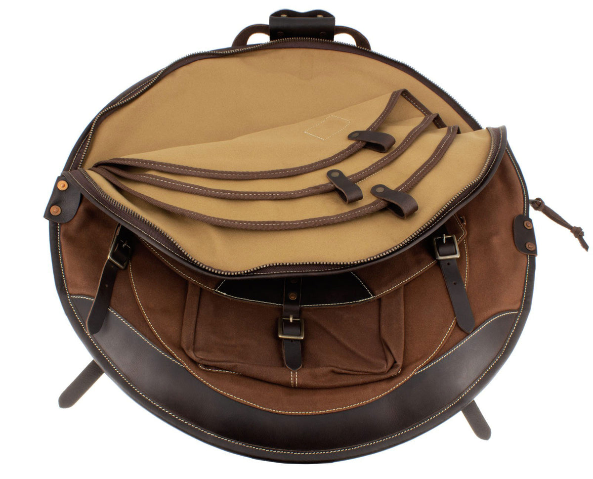 Cymbal-Rucksack 22" - Braun