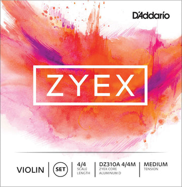 4/4 Zyex Saitensatz Medium/D Aluminium umsponnen