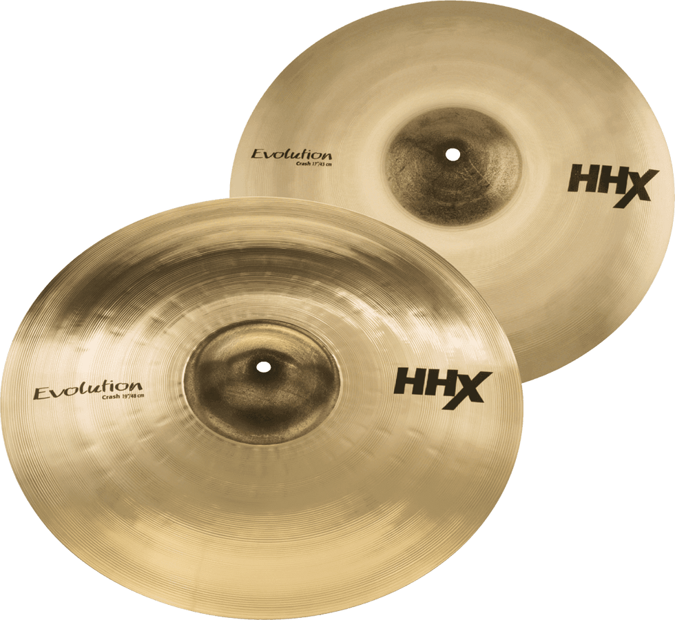 154XEB Pack HHX Harmonique Evolution Crash 17" 19" +9 TAGE TEST DRUMEO
