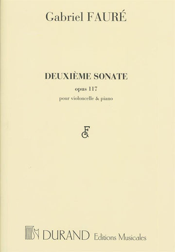 Faure - Sonate N 2 Op 117 - Violoncelle et Piano