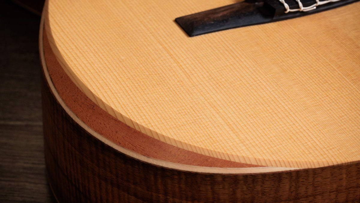 Academy 12e-N LTD,Figured Koa/Spruce
