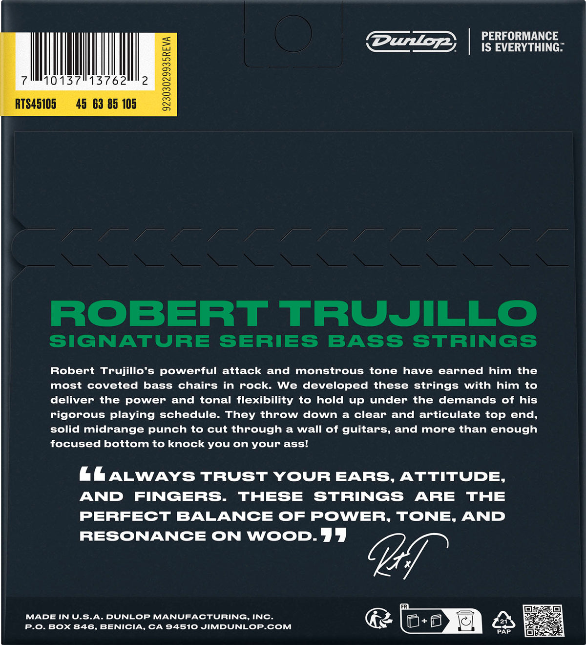 Robert Trujillo Signature Edelstahl 45-105