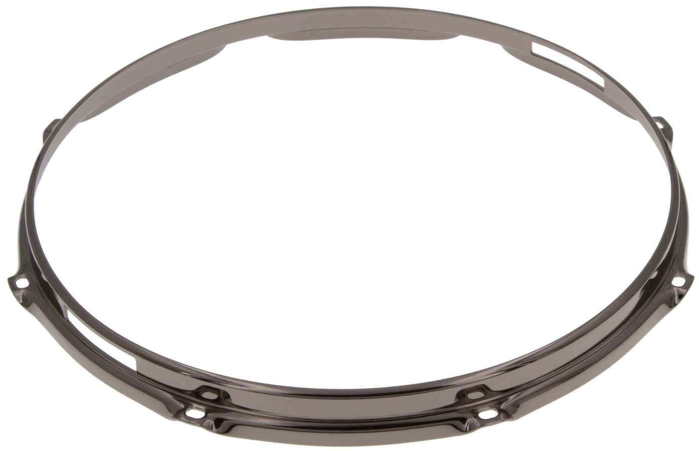 HS23-14-8SBK - 14" Spannreifen Snareunterseite 8-Loch Schwarze S-Stil dreifache Flansch 2.3mm