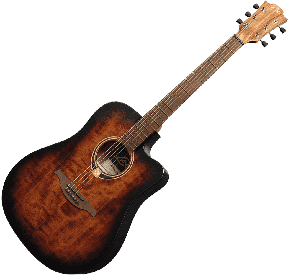 Tramontane T70DCE-B&B Dreadnought Ctw Schwarz & Braun