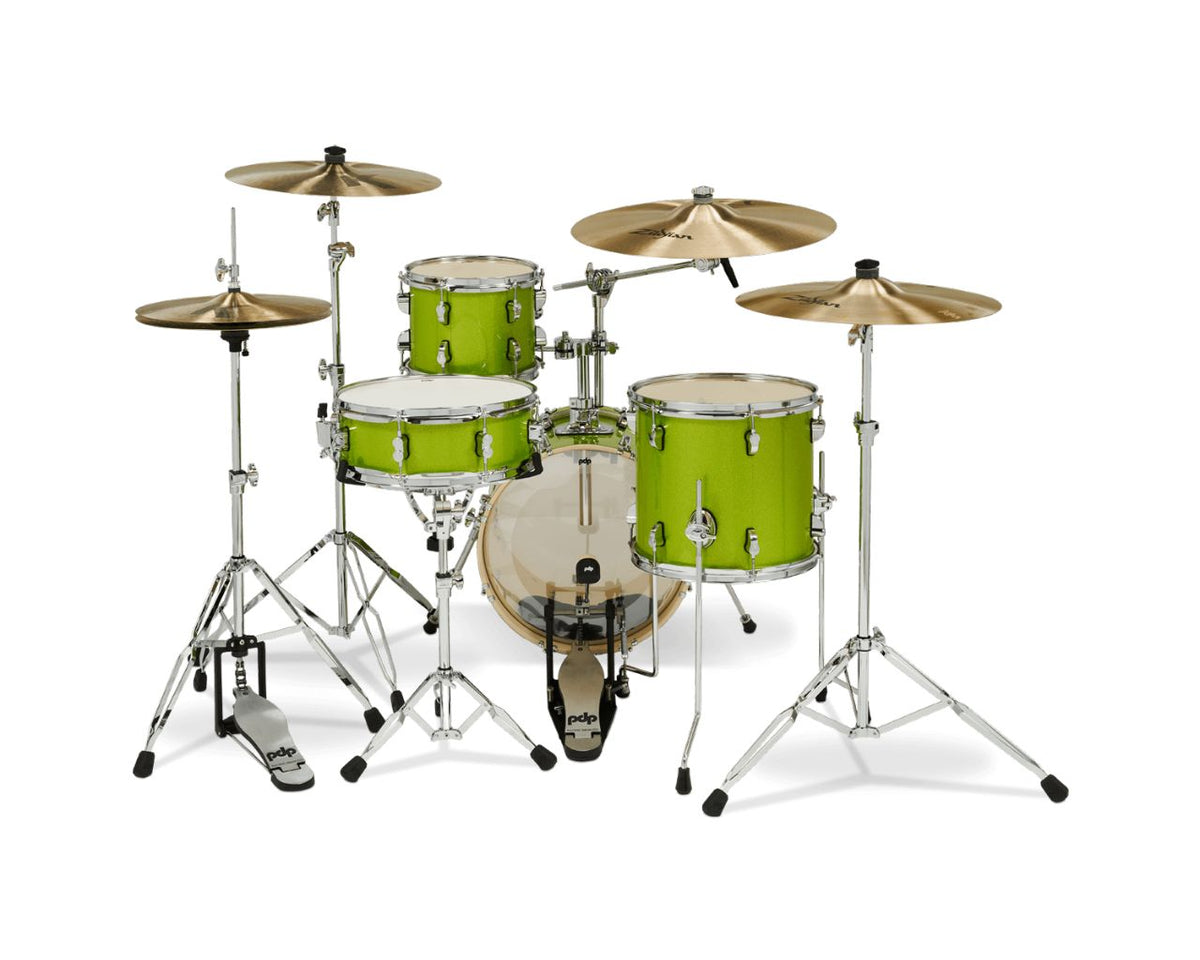 ELECTRIC GREEN SPARKLE SHELLSET NEW YORKER PDNY1604EL