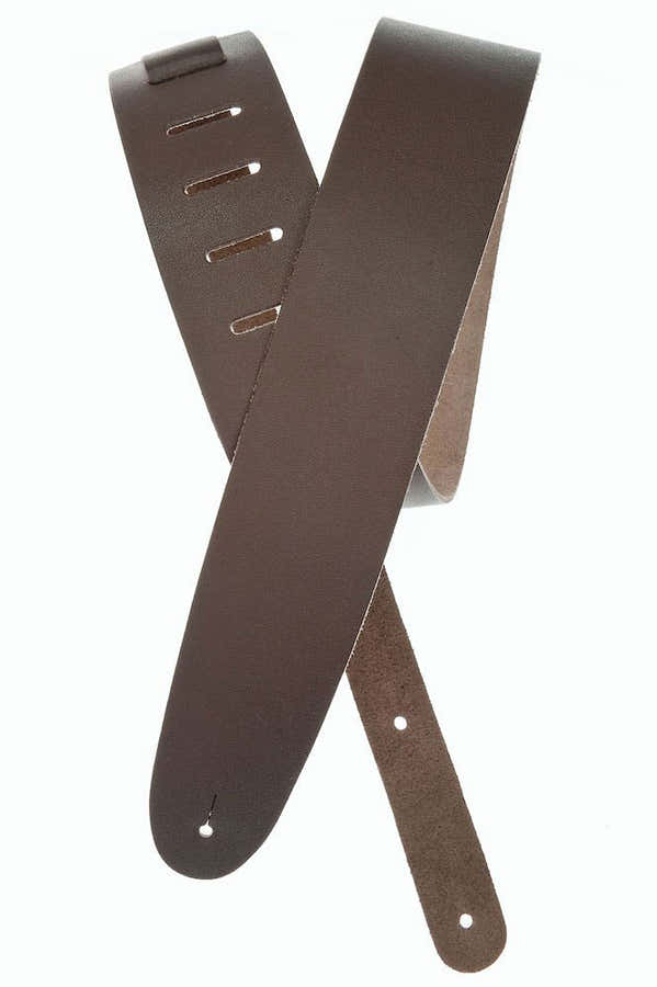 Basic Classic Gitarrengurt aus Leder Braun