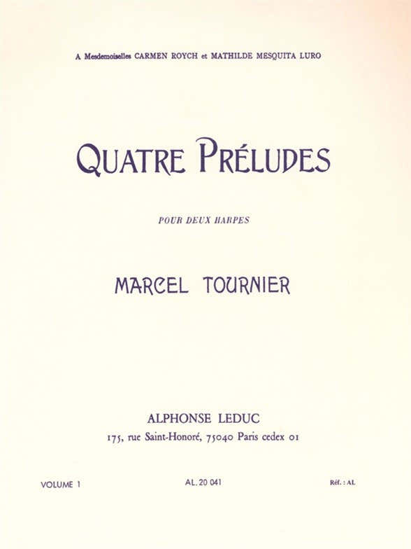 Quatre Préludes - Four Preludes Vol. 1