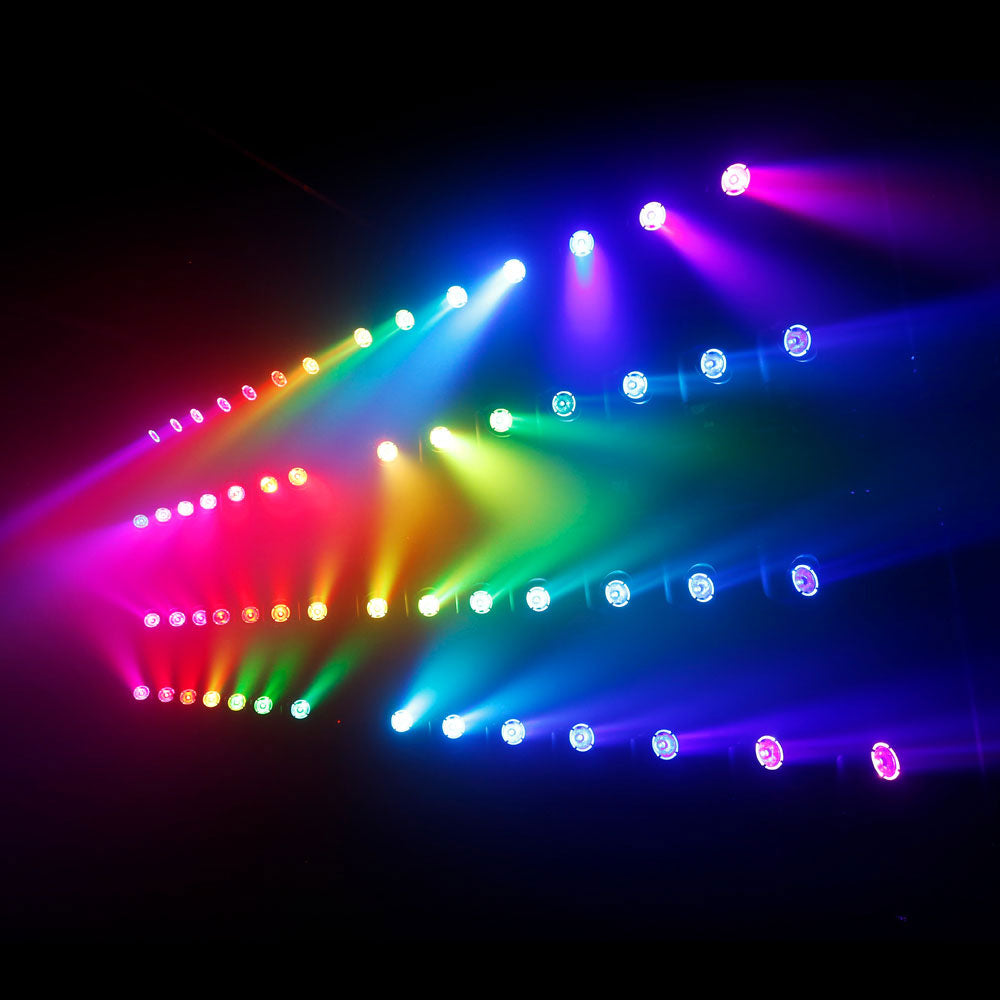 MOVO BEAM 100 - UNBEGRENZTES DREHSCHEINWERFER MIT LED-KRONE