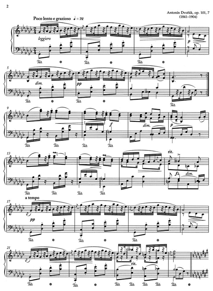 Dvorak Onin - Humoresque Ges-Dur Ges-Dur Op. 101,7 - Piano