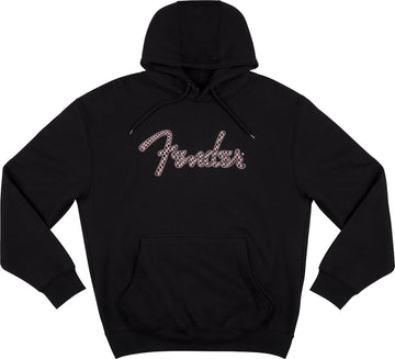 Spaghetti Logo Wavy Checker Hoodie Pink Checker XXL