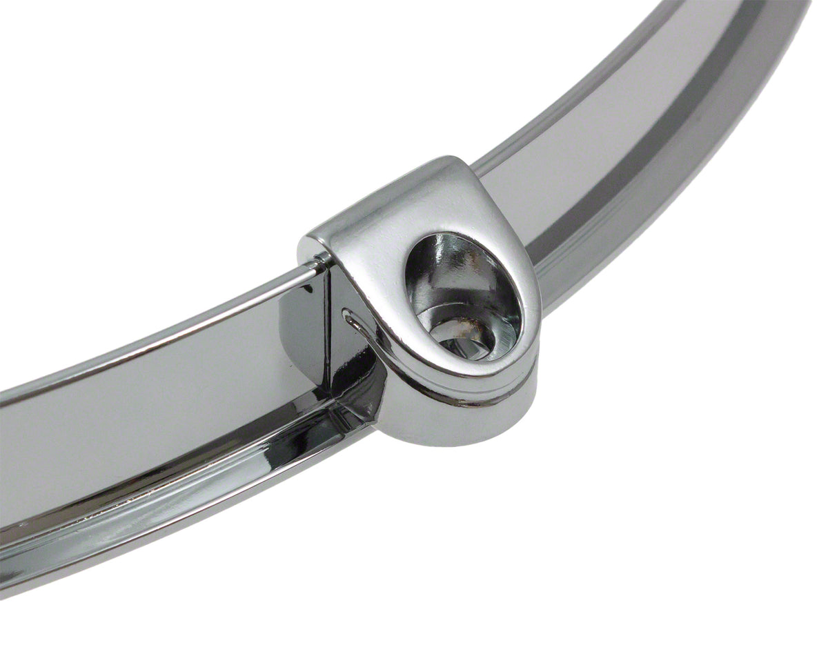 HSFL23-12BK - 12" SPANNREIFEN SCHWARZE EINFACHE FLANSCH 2.3MM