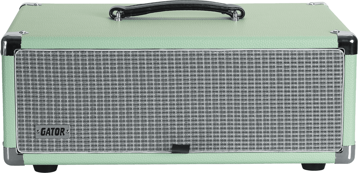 WOODEN RACK 3U VINTAGE AMP SURF GREEN